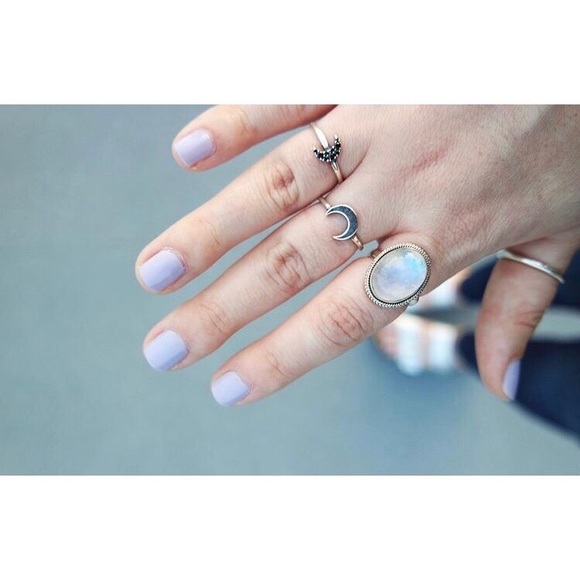 *Final Price Reduction* Fiorenza Made In Italy Sterling Silver Moon Ring - Picture 2 of 3